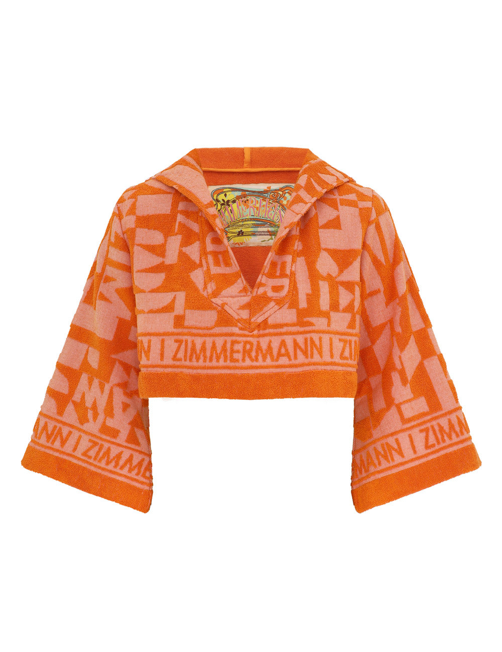 Solstice Towelling Top - Orange