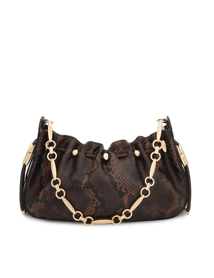 Halcyon Clutch - Brown Multi Snake