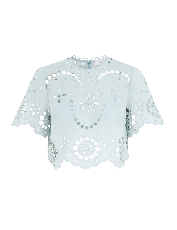 Awaken Embroidered Bodice - Mint