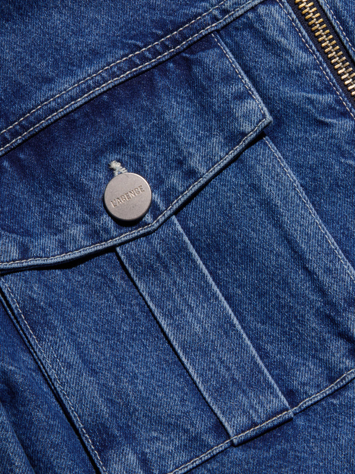 Micah Denim Jacket - Medium Blue