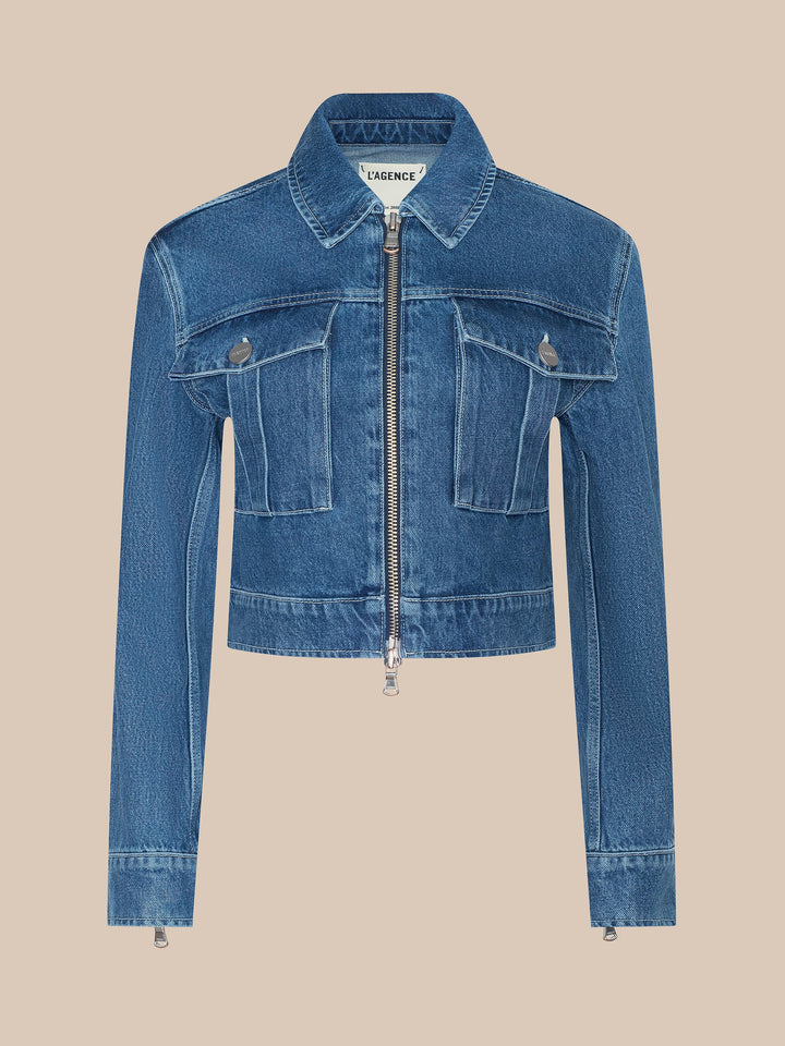 Micah Denim Jacket - Medium Blue