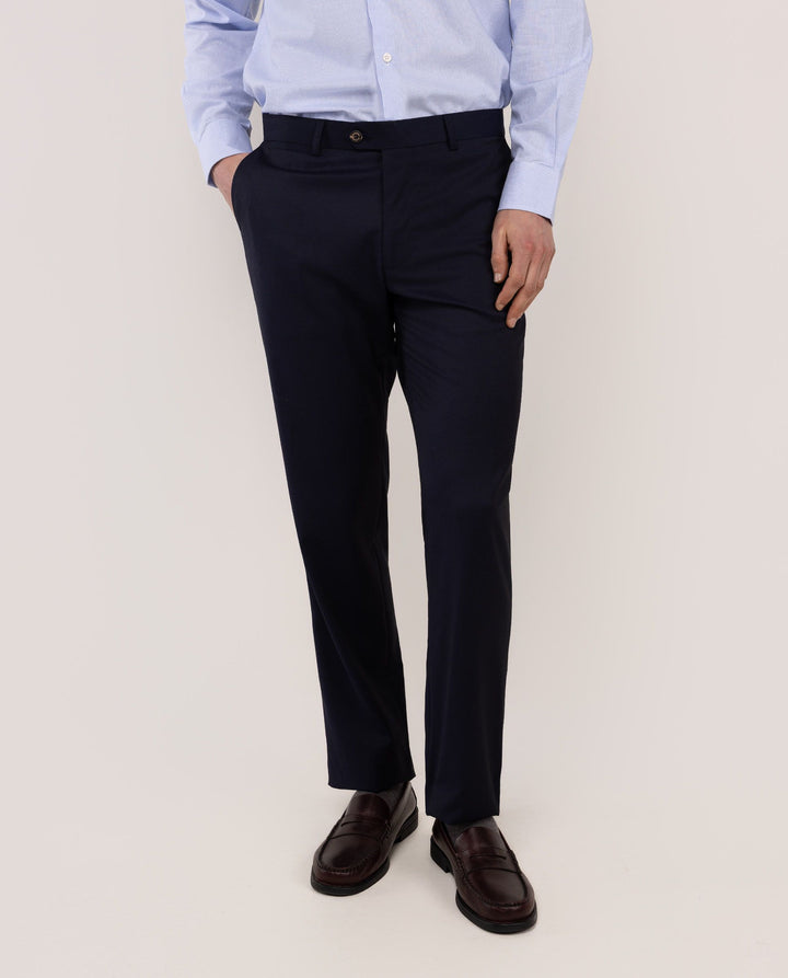 Washable Navy Suit Trouser
