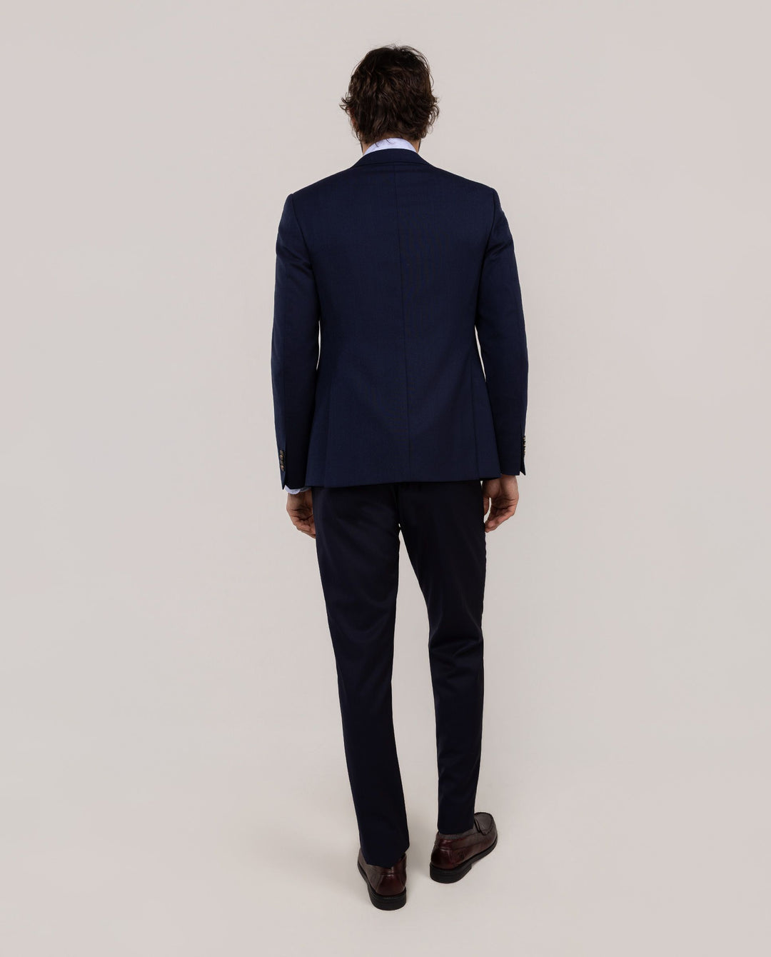 Washable Navy Suit Trouser