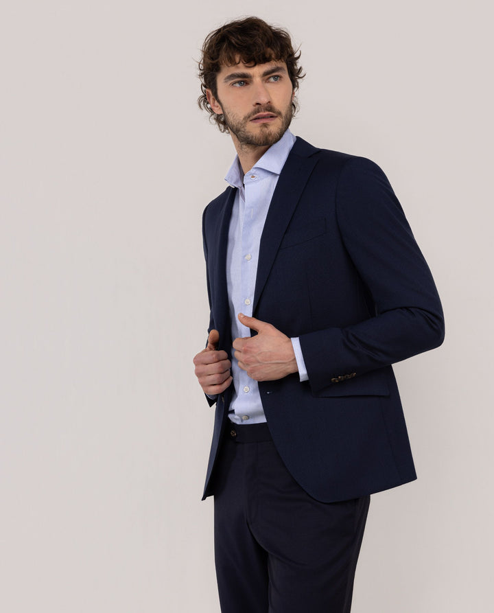 Washable Navy Suit Blazer