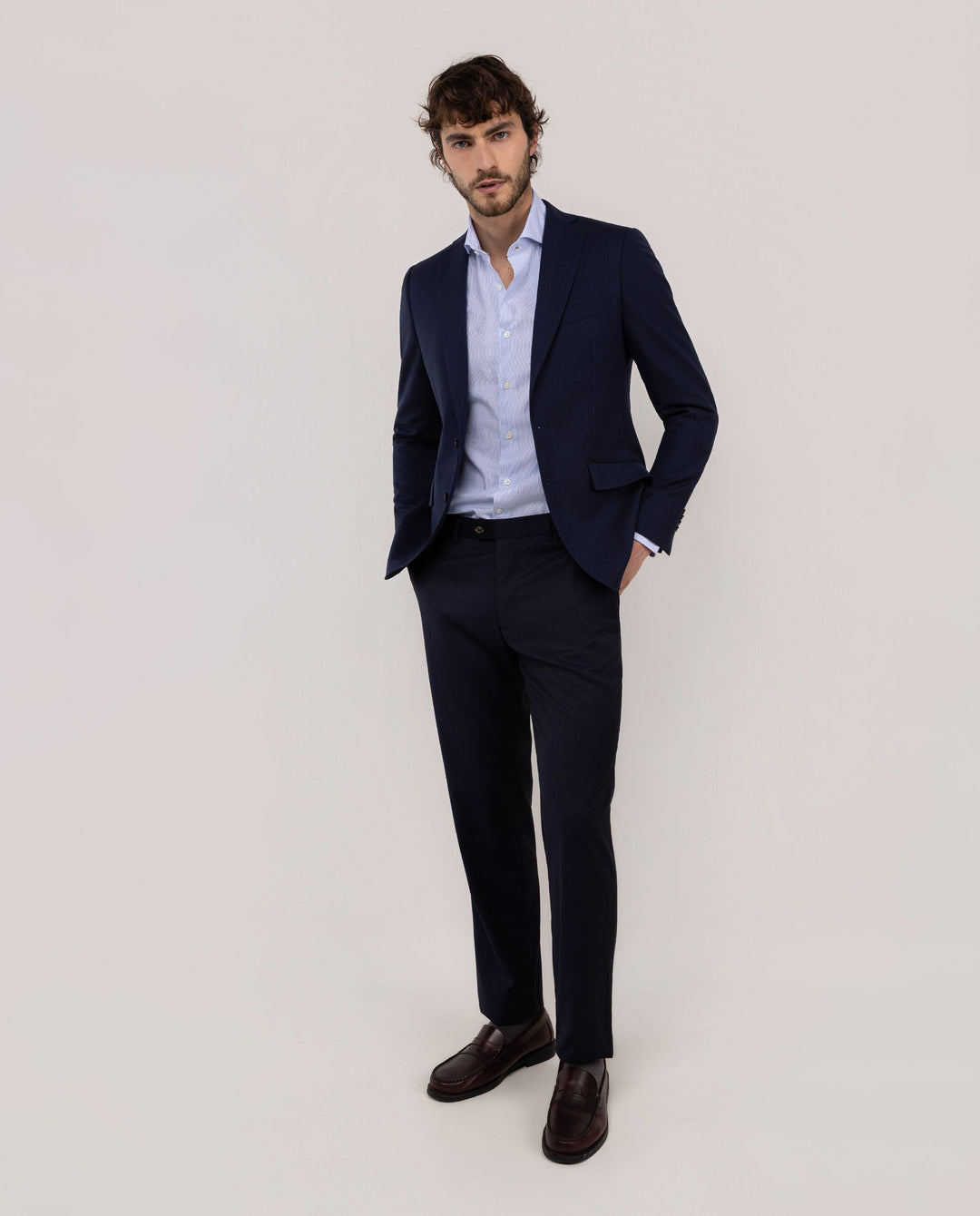 Washable Navy Suit Blazer