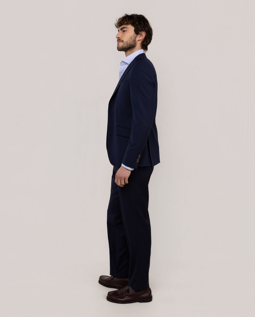 Washable Navy Suit Blazer