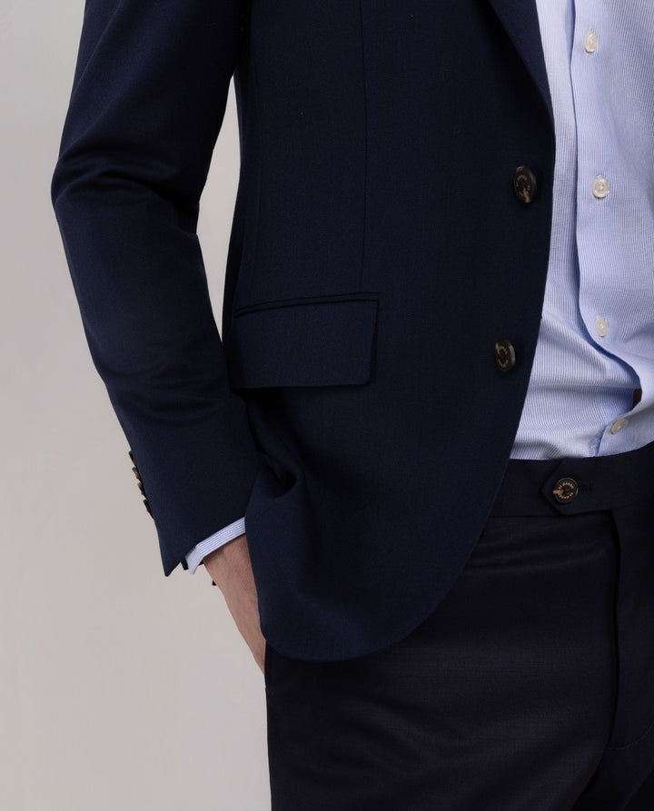 Washable Navy Suit Blazer