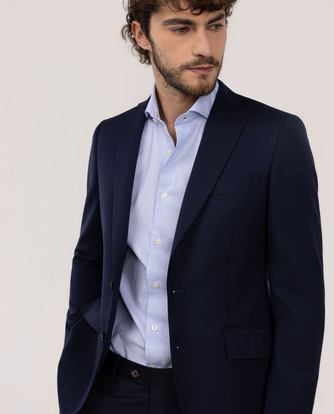 Washable Navy Suit Blazer