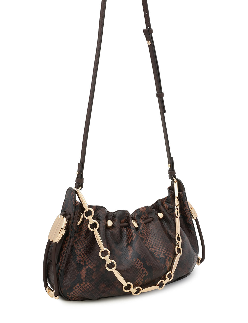 Halcyon Clutch - Brown Multi Snake