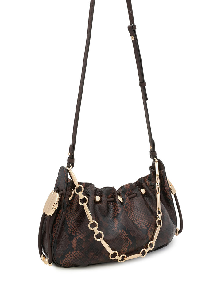 Halcyon Clutch - Brown Multi Snake