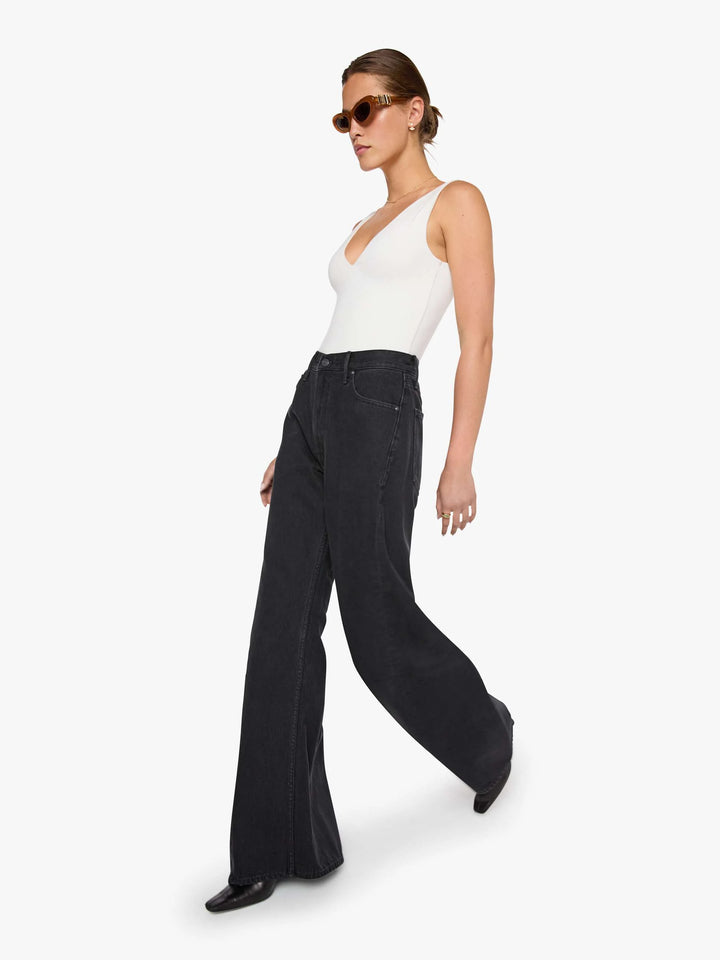 MOTHER SNACKS! Wide-Leg Jeans in Dinner's Served