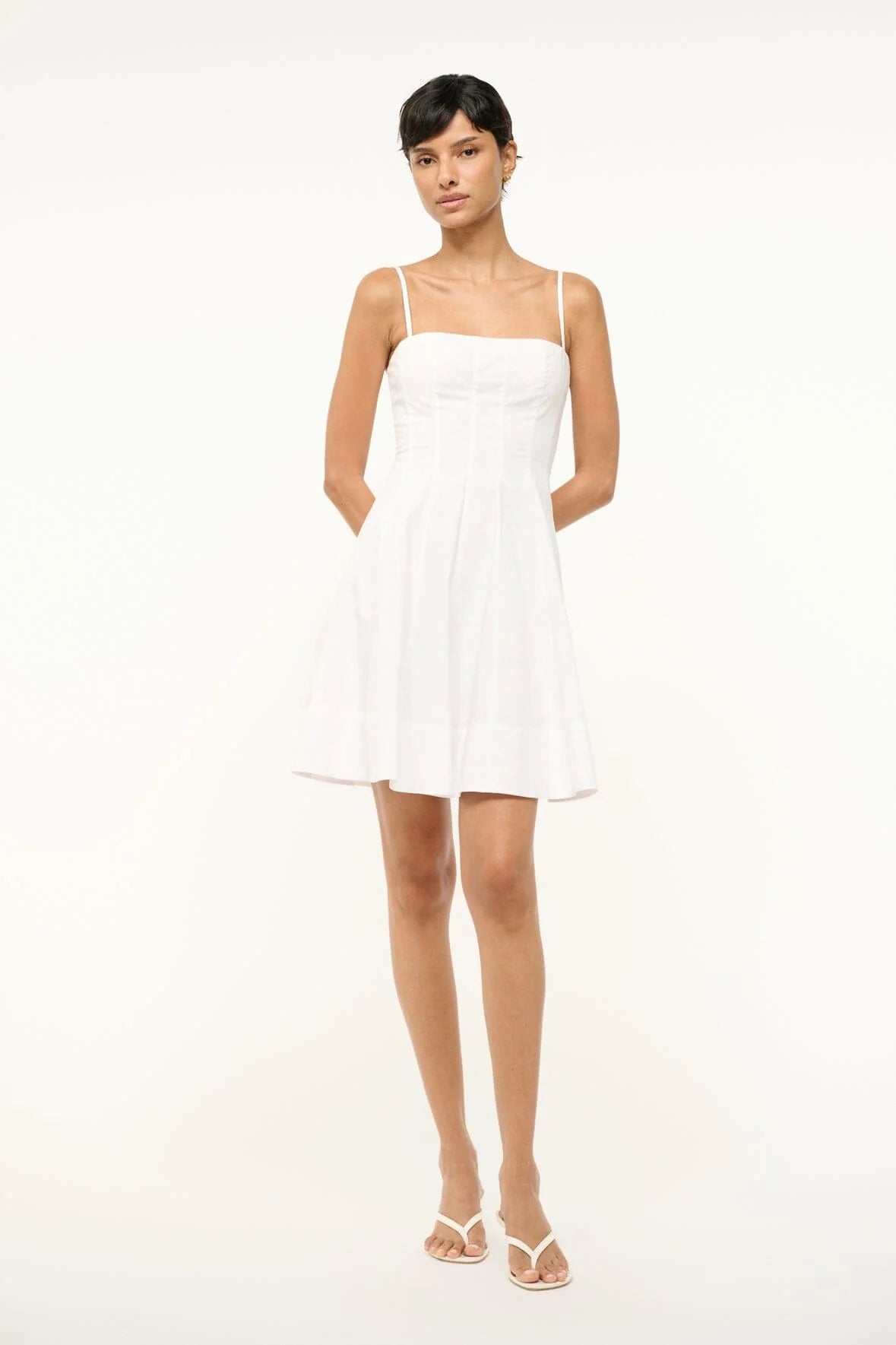 WYLIE MINI DRESS - White