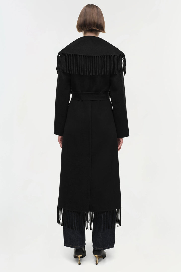 JONATHAN SIMKHA SI-6031 CARRIE FRINGE ROBE COAT 10