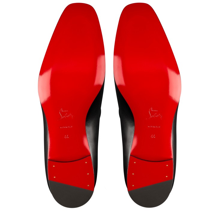 DANDELION CALF TUXEDO LOAFER - Black