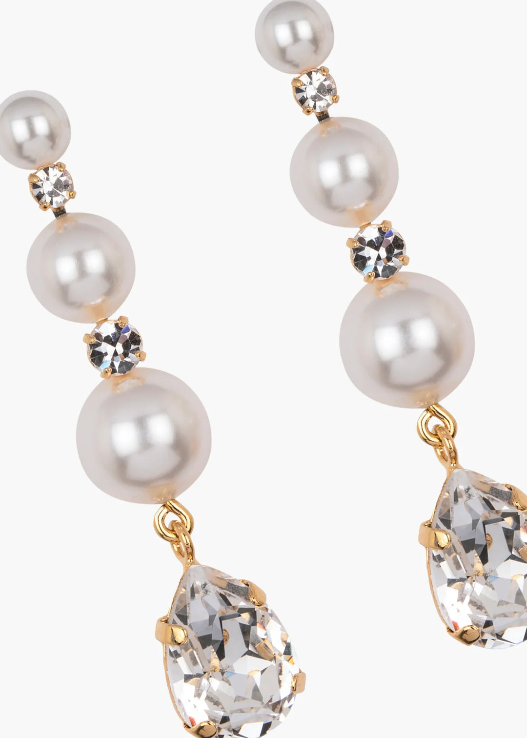 CORISANDE EARRINGS - Crystal Pearl Gold
