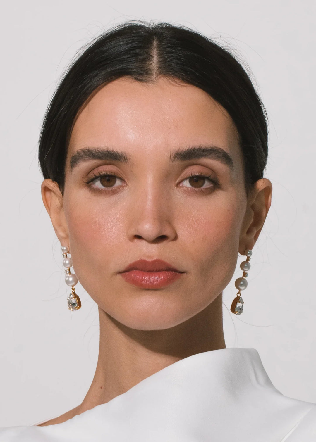 CORISANDE EARRINGS - Crystal Pearl Gold