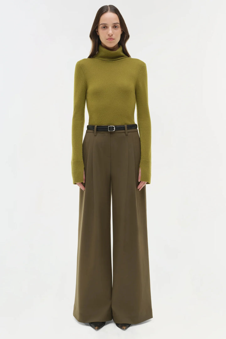 Clayton Wide Leg Pant - Alligator