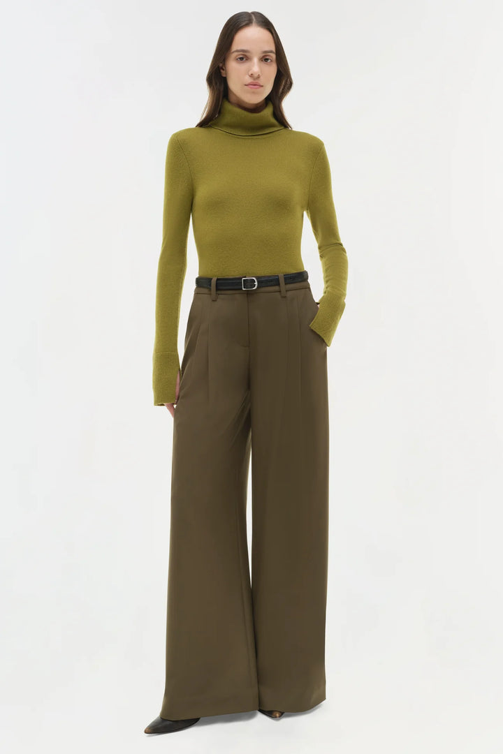 Clayton Wide Leg Pant - Alligator