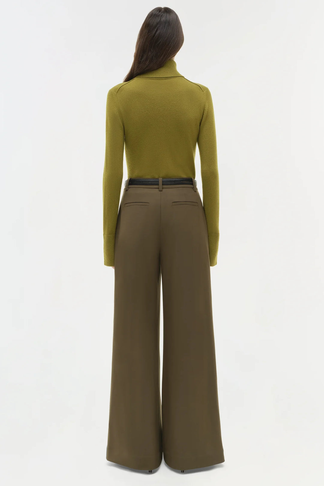 Clayton Wide Leg Pant - Alligator