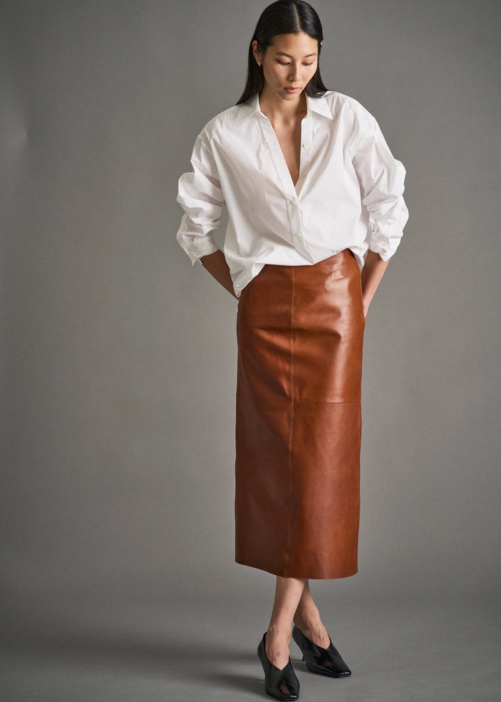 Calvin Skirt - Cognac
