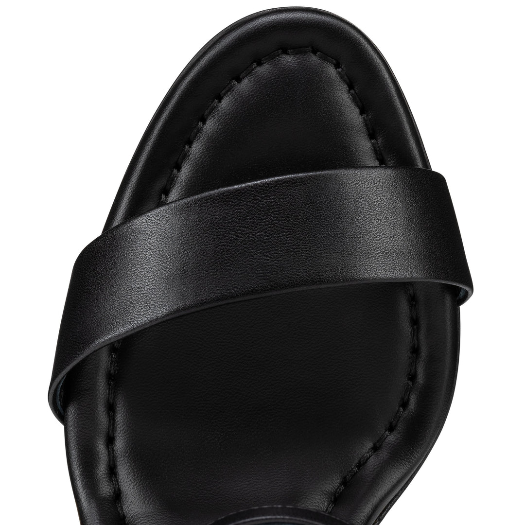 Miss Jane Sandal - 85 mm - BLACK