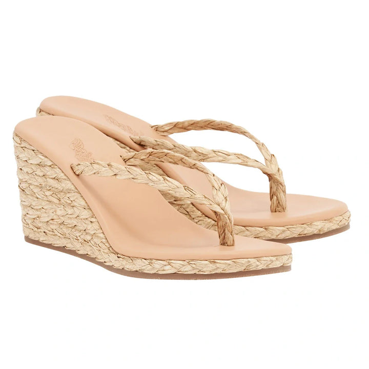 Etheria Raffia Sandal - Natural