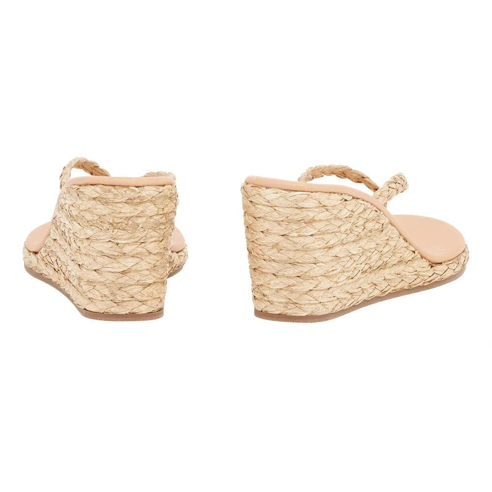 Etheria Raffia Sandal - Natural