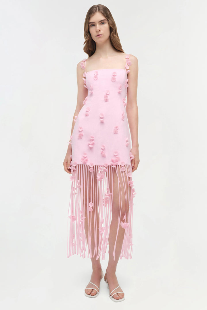 Juliana Midi Dress- Pink Multi