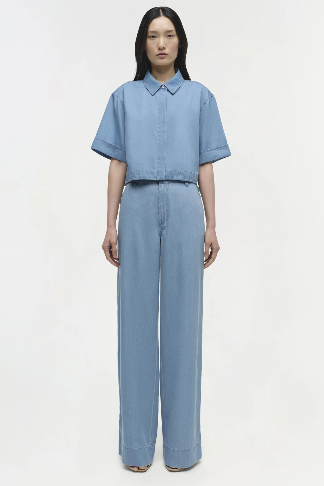 Coralena Wide Leg Pant - Stratus