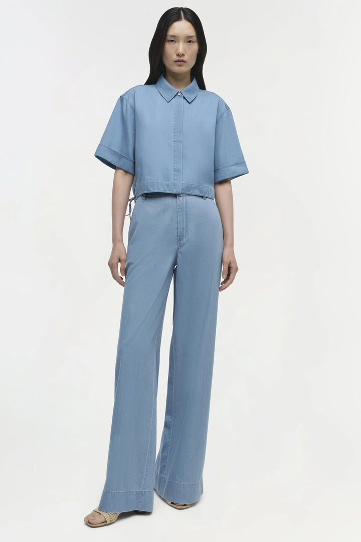 Coralena Wide Leg Pant - Stratus