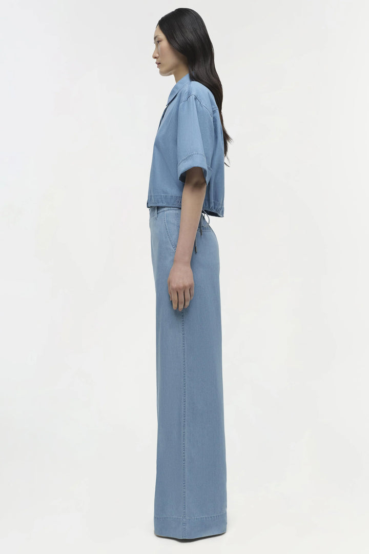 Coralena Wide Leg Pant - Stratus