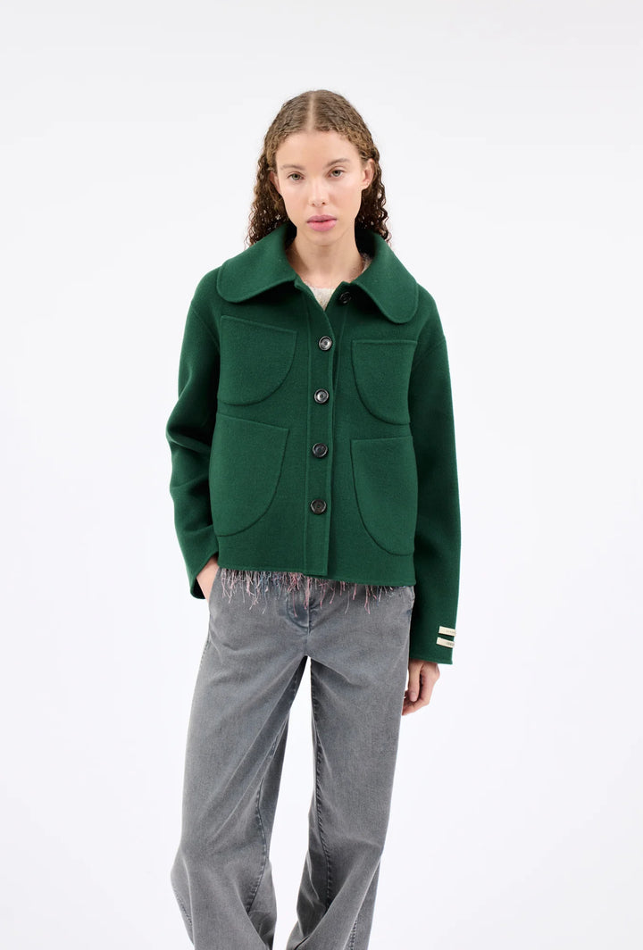 Double Face Jacket - Emerald