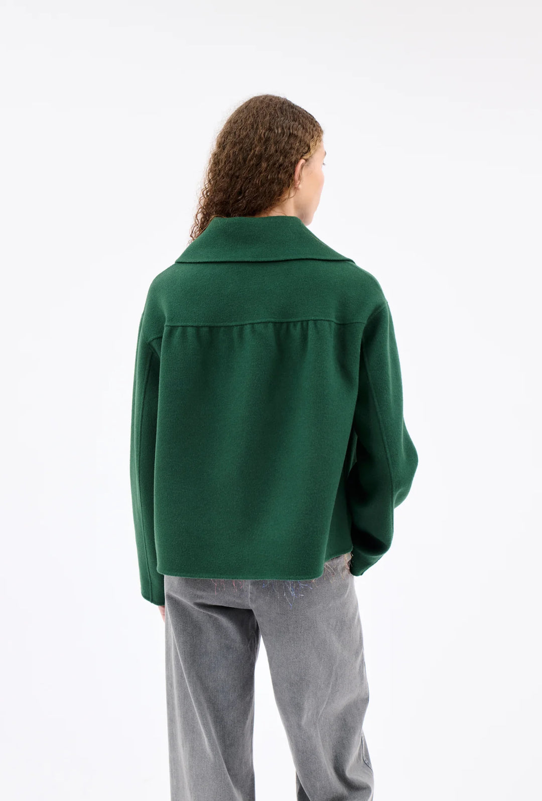 Double Face Jacket - Emerald