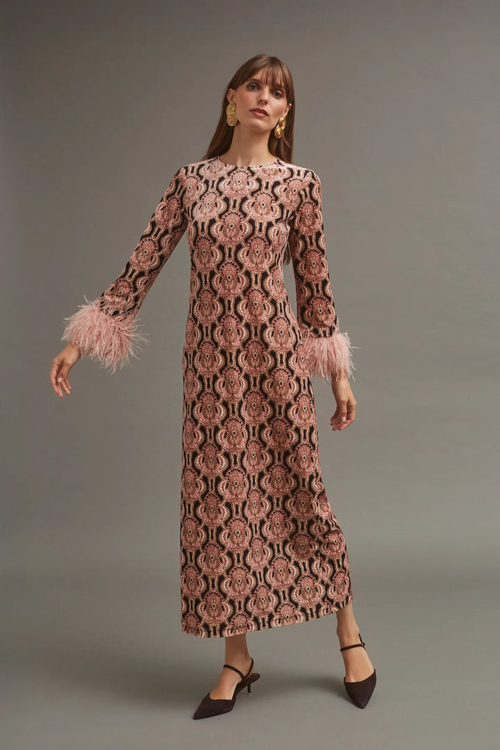 DANYA DRESS - Vintage Deco Blush