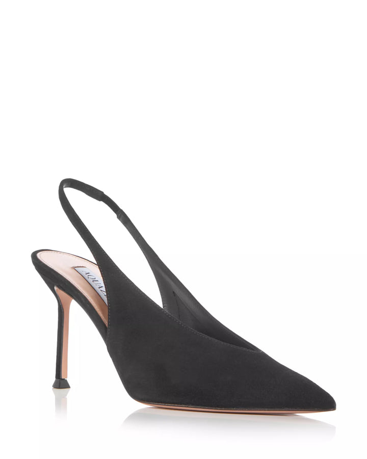 Voltaire Sling 85 in Suede - Black