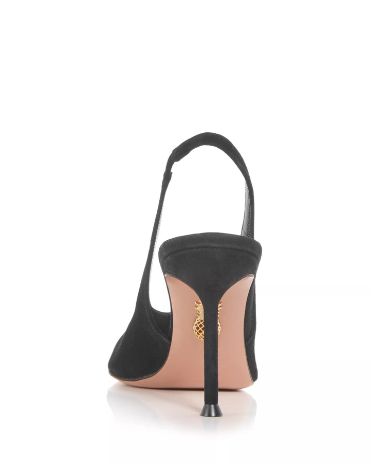 Voltaire Sling 85 in Suede - Black