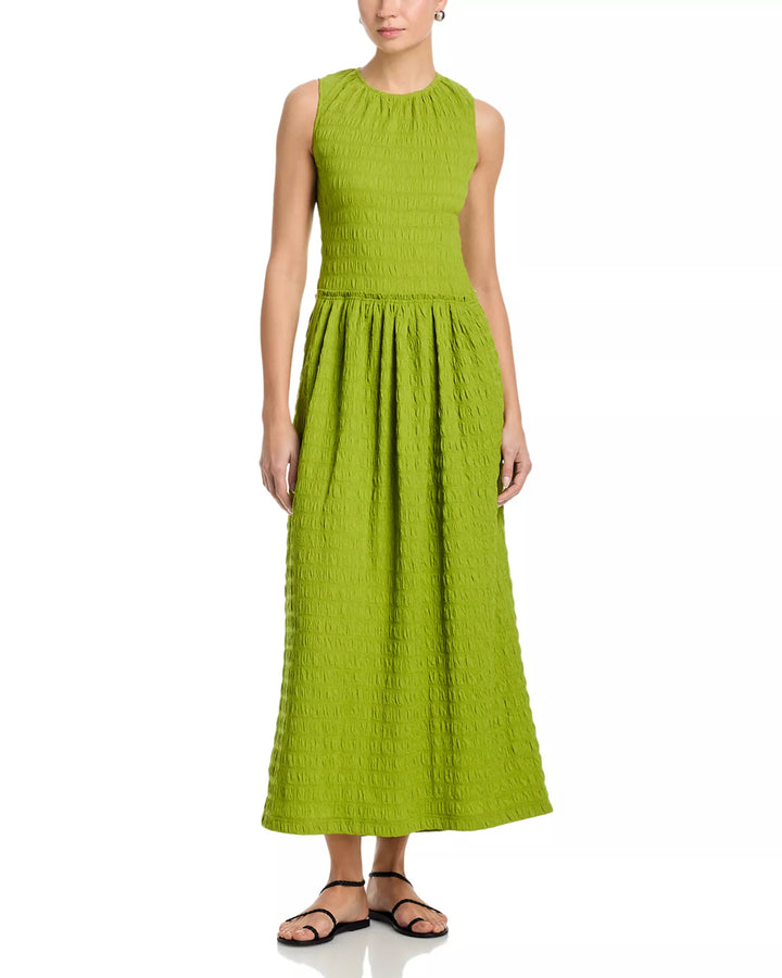 Zoira Textured Dress - Lime