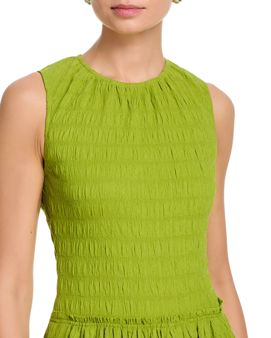 Zoira Textured Dress - Lime