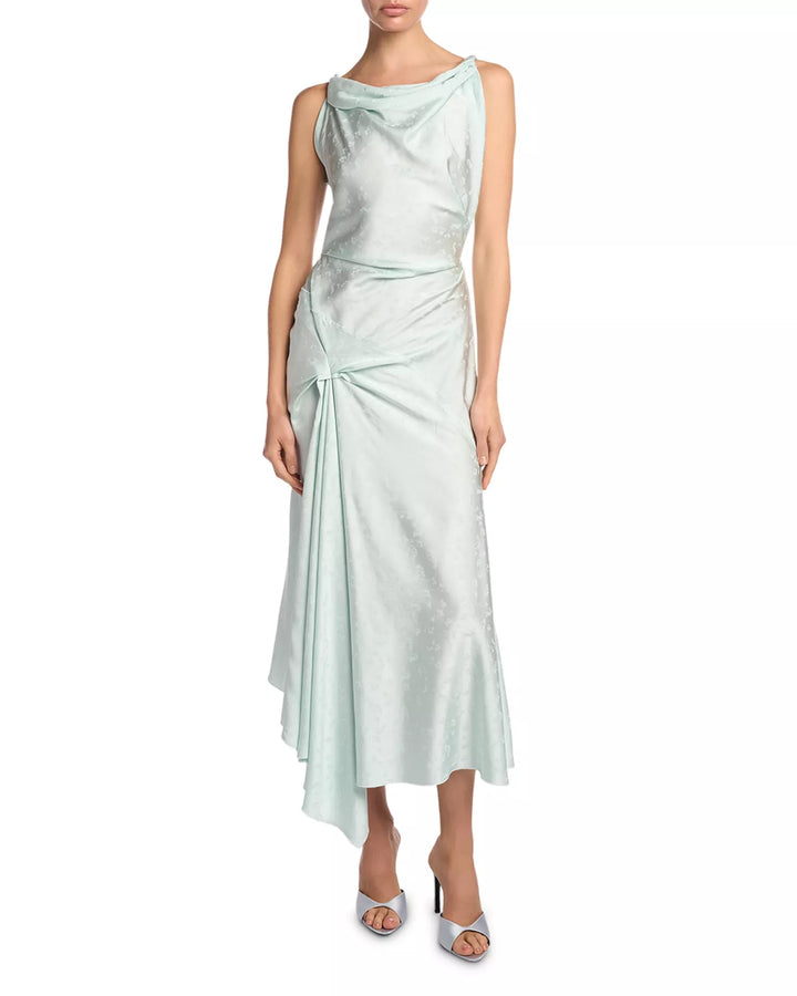 Posy Midi Dress - Light Blue