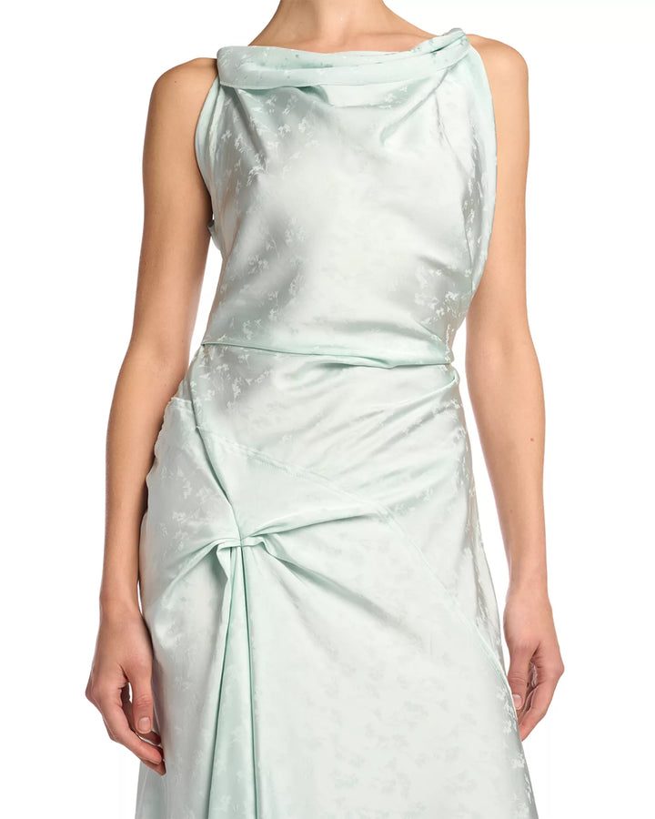 Posy Midi Dress - Light Blue