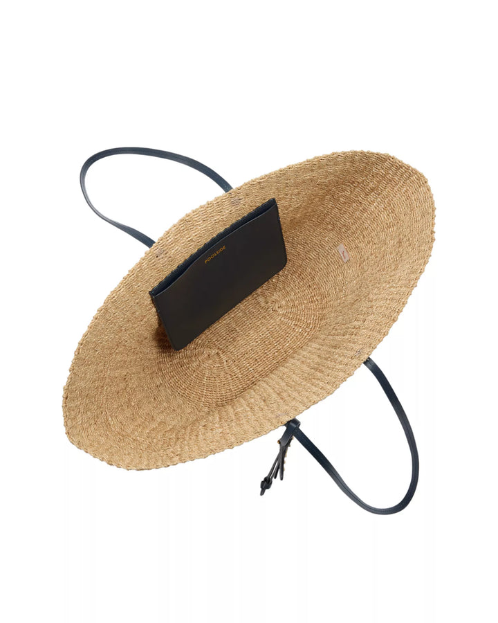 East West Large Straw Beach Tote