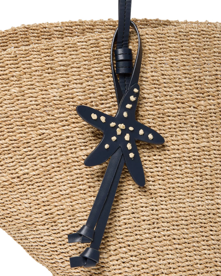 East West Large Straw Beach Tote