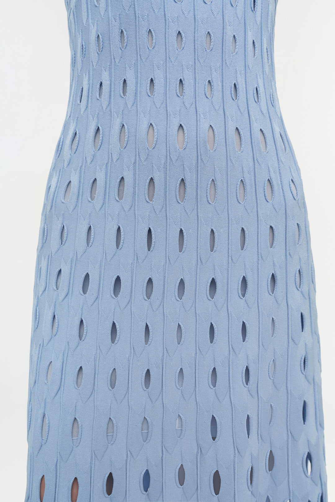 Christina Knit Midi Dress - Light Blue