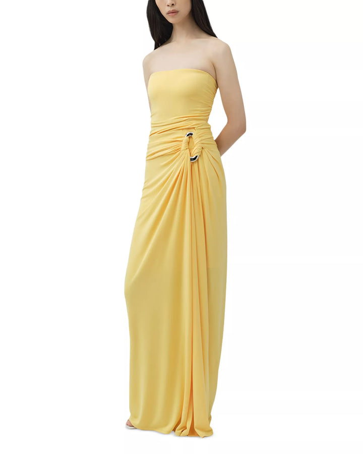 Emma Bustier Gown - Bright Yellow
