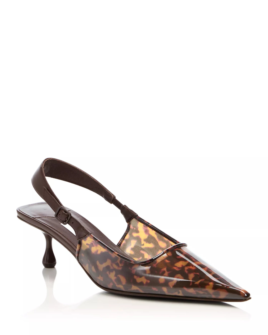 Amel Tortoise Slingback Pump