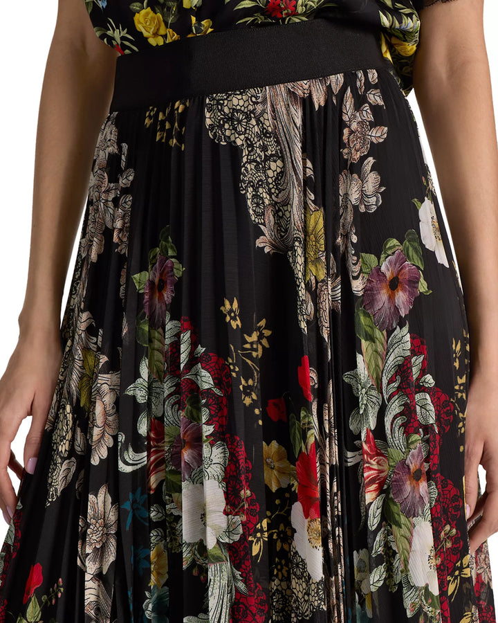 Katz Pleated Maxi Skirt - Black