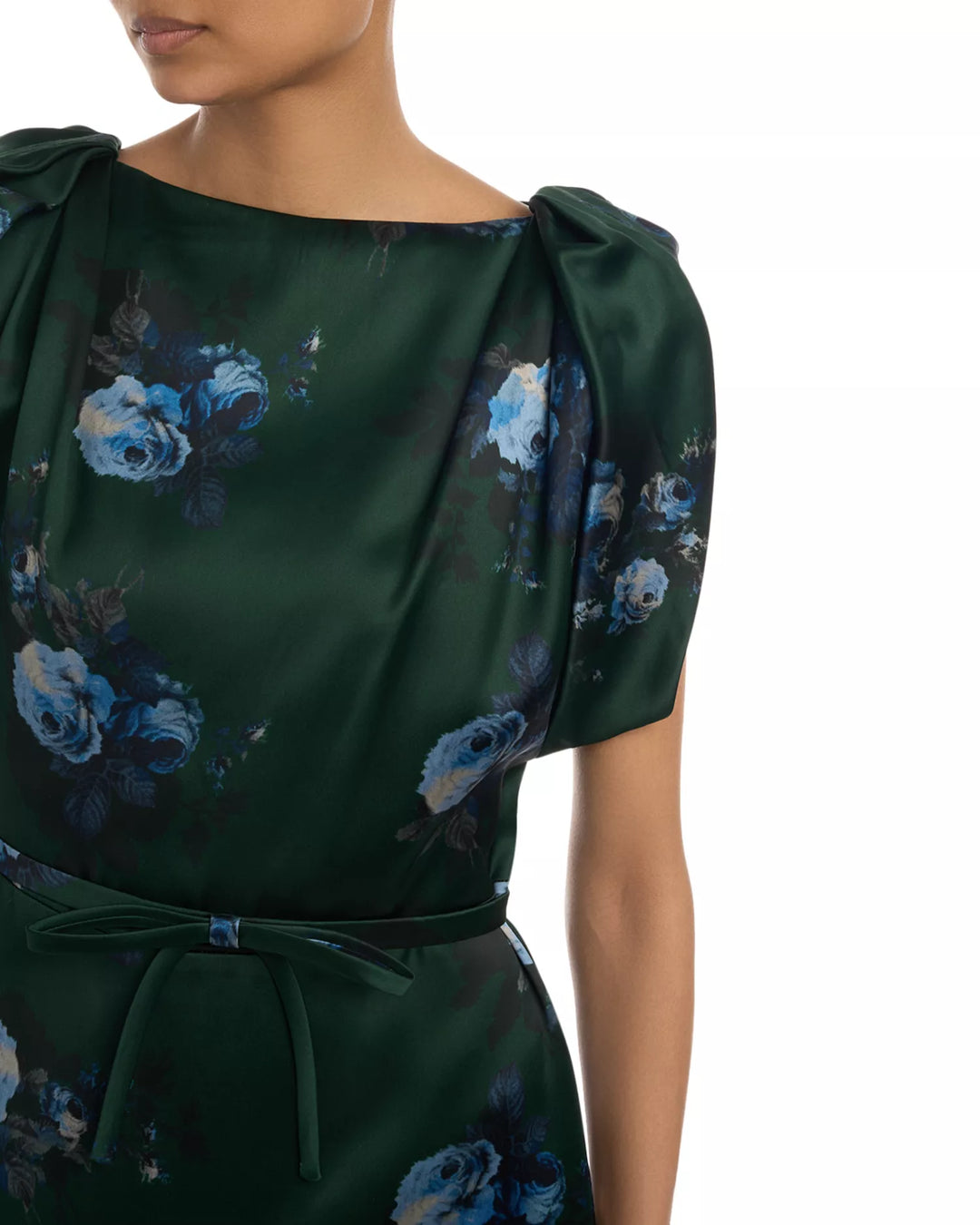 Duchess Midi Pencil Dress - Dark Green