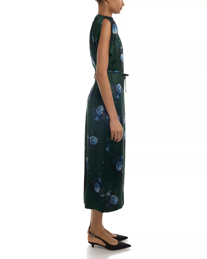 Duchess Midi Pencil Dress - Dark Green