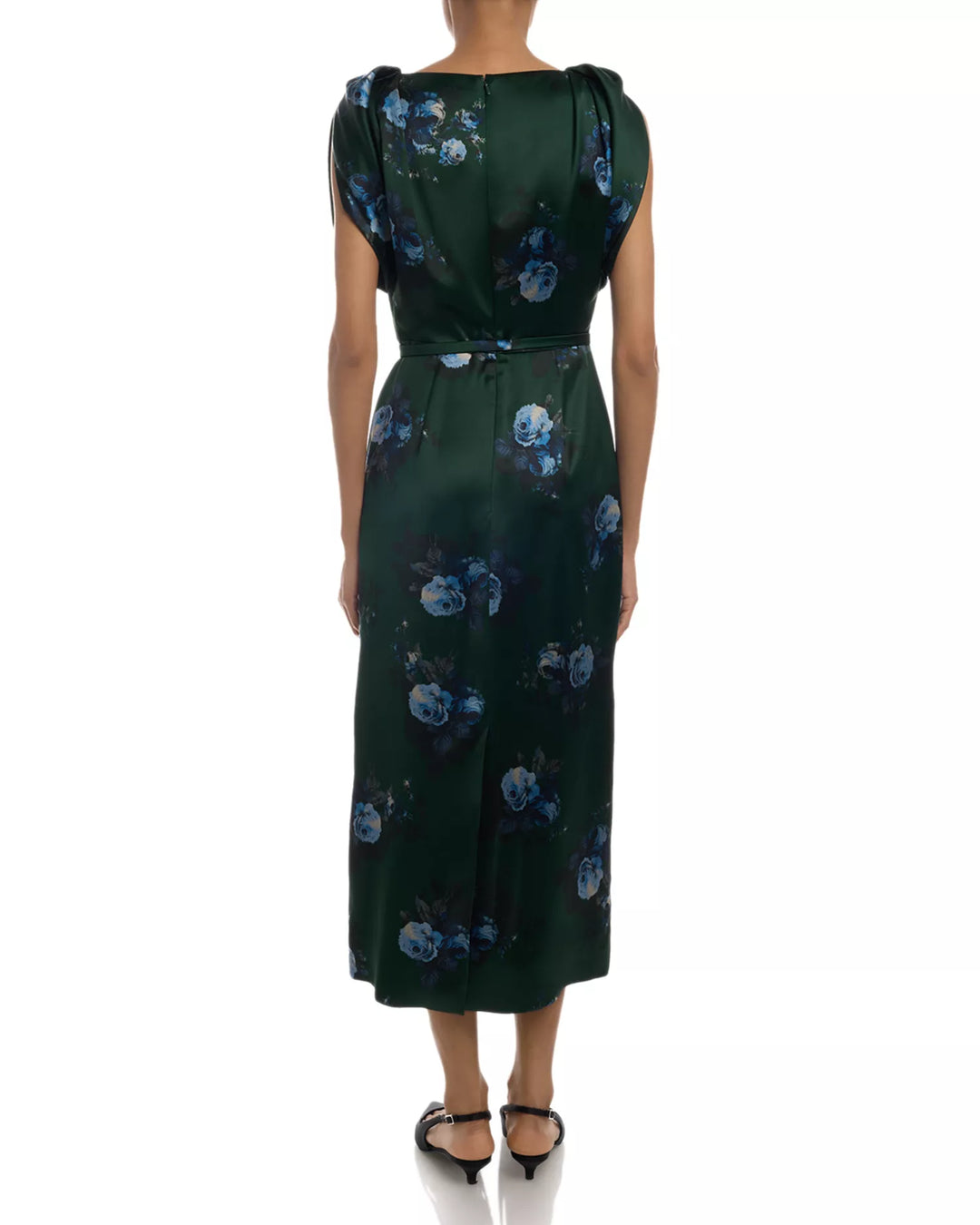 Duchess Midi Pencil Dress - Dark Green