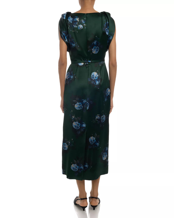 Duchess Midi Pencil Dress - Dark Green